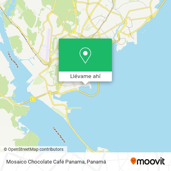 Mapa de Mosaico Chocolate Café Panama