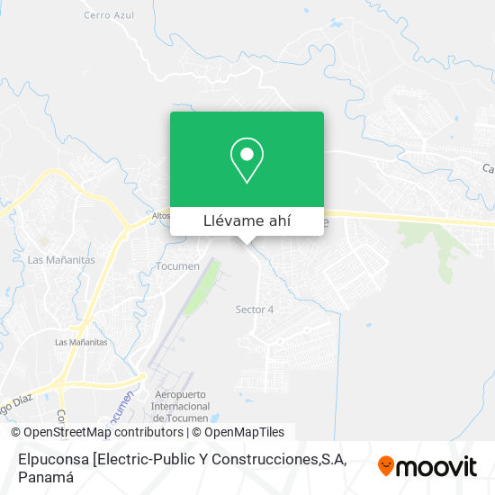 Mapa de Elpuconsa [Electric-Public Y Construcciones,S.A