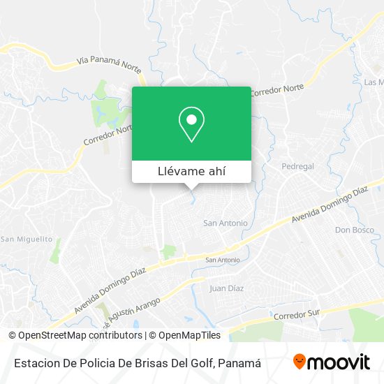 Mapa de Estacion De Policia De Brisas Del Golf