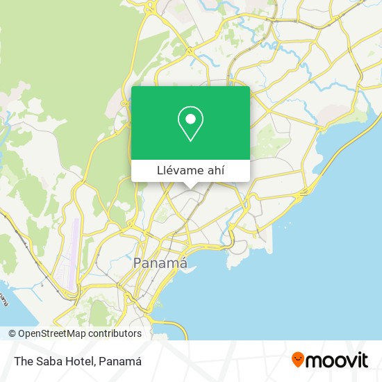 Mapa de The Saba Hotel