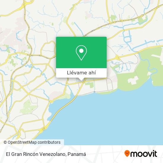 Mapa de El Gran Rincón Venezolano