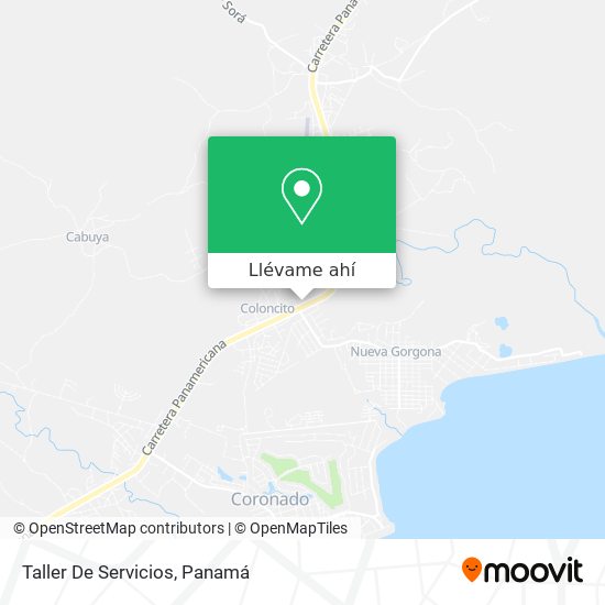 Mapa de Taller De Servicios