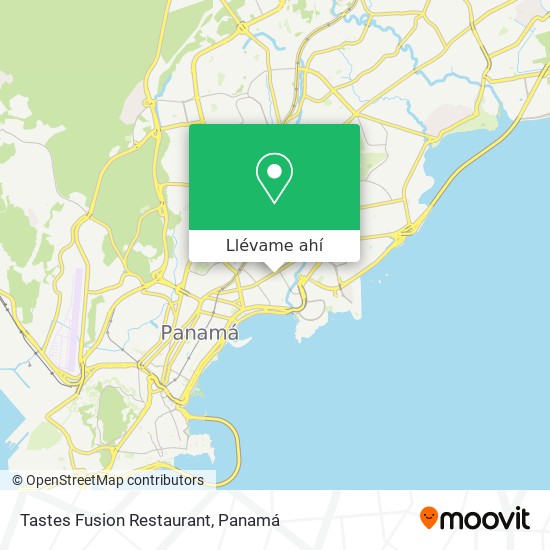 Mapa de Tastes Fusion Restaurant