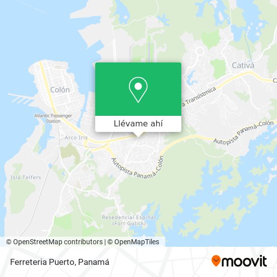 Mapa de Ferreteria Puerto