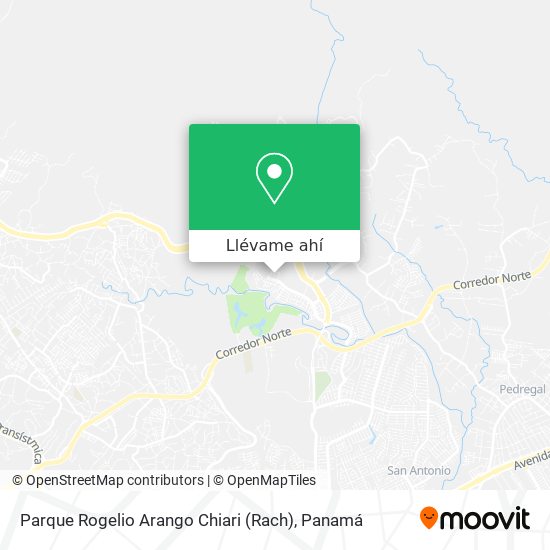 Mapa de Parque Rogelio Arango Chiari (Rach)