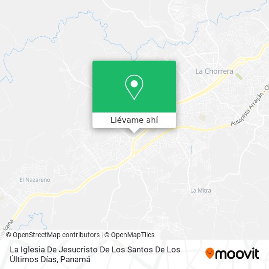 Mapa de La Iglesia De Jesucristo De Los Santos De Los Últimos Días