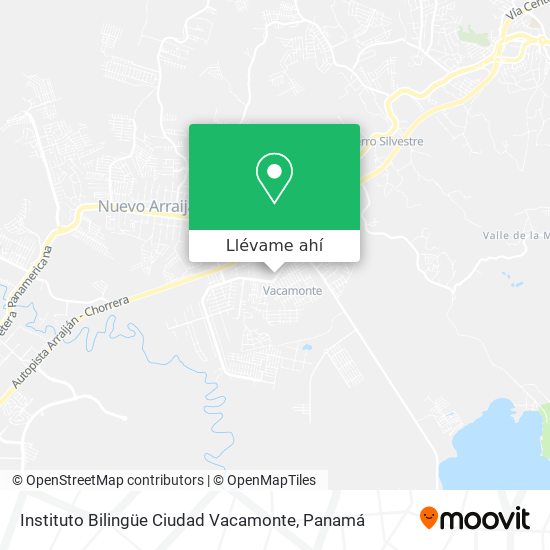 Mapa de Instituto Bilingüe Ciudad Vacamonte