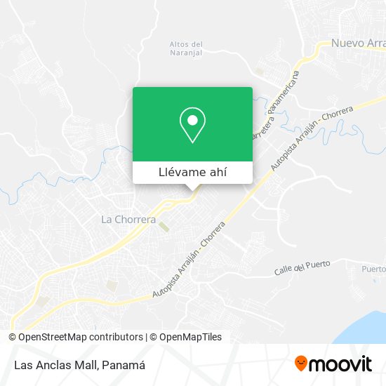 Mapa de Las Anclas Mall