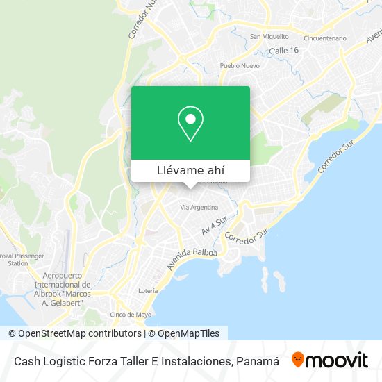 Mapa de Cash Logistic Forza Taller E Instalaciones