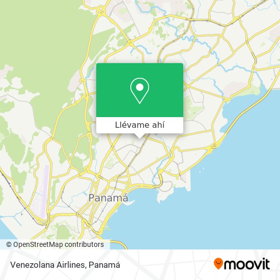 Mapa de Venezolana Airlines