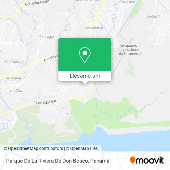 Mapa de Parque De La Riviera De Don Bosco