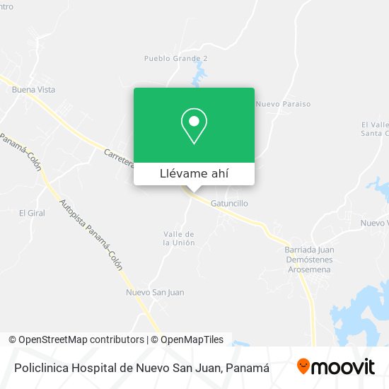 Mapa de Policlinica Hospital de Nuevo San Juan