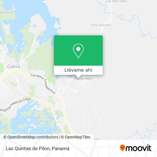 Mapa de Las Quintas de Pilon