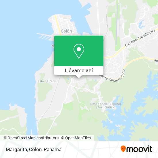 Mapa de Margarita, Colon