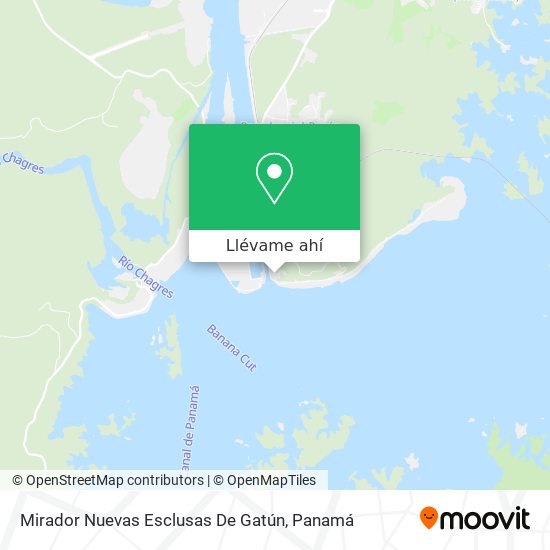 Mapa de Mirador Nuevas Esclusas De Gatún