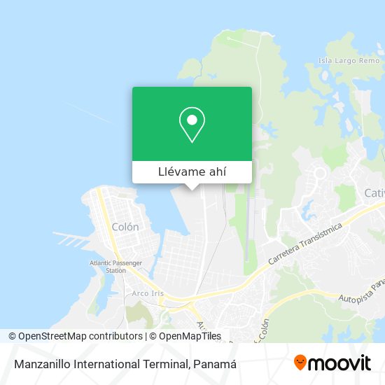 Mapa de Manzanillo International Terminal