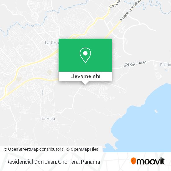 Mapa de Residencial Don Juan, Chorrera