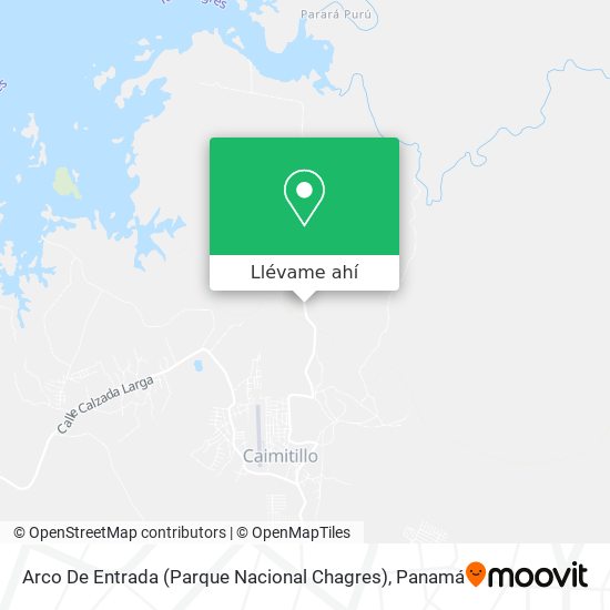 Mapa de Arco De Entrada (Parque Nacional Chagres)