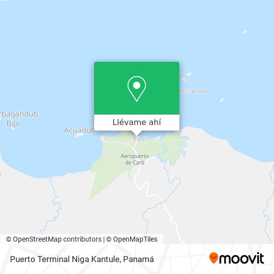 Mapa de Puerto Terminal Niga Kantule