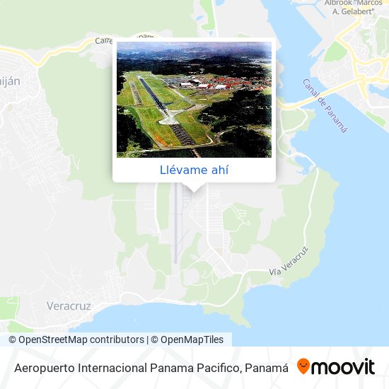 Mapa de Aeropuerto Internacional Panama Pacifico