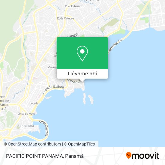 Mapa de PACIFIC POINT  PANAMA