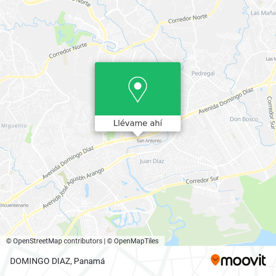 Mapa de DOMINGO DIAZ