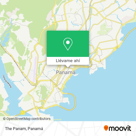 Mapa de The Panam