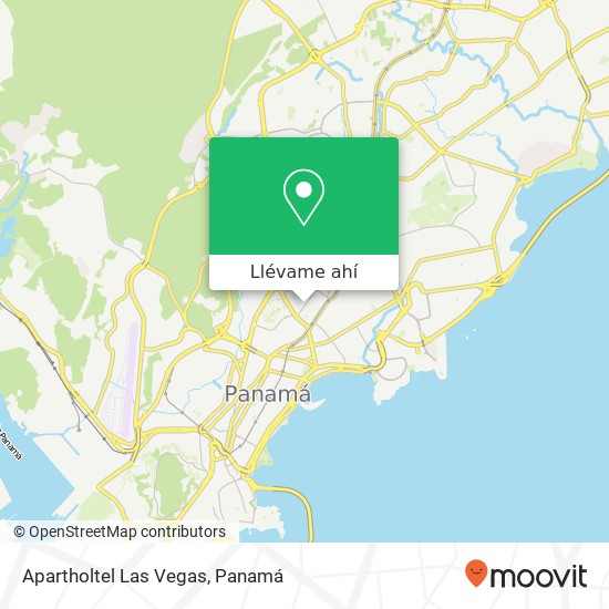 Mapa de Apartholtel Las Vegas