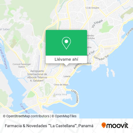 Mapa de Farmacia & Novedades ""La Castellana""