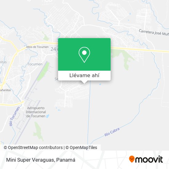 Mapa de Mini Super Veraguas