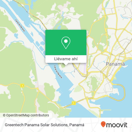 Mapa de Greentech Panama Solar Solutions