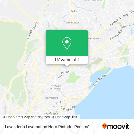 Mapa de Lavanderia Lavamatico Hato Pintado