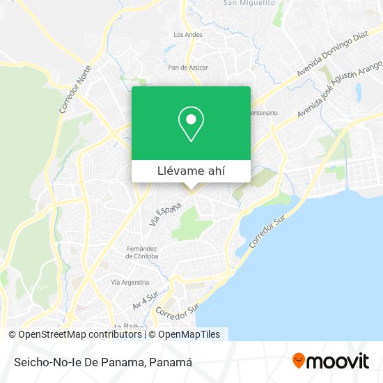 Mapa de Seicho-No-Ie De Panama