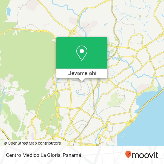 Mapa de Centro Medico La Gloria