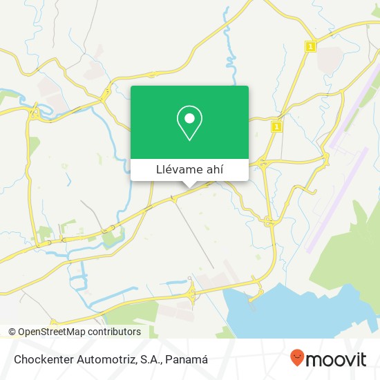 Mapa de Chockenter Automotriz, S.A.