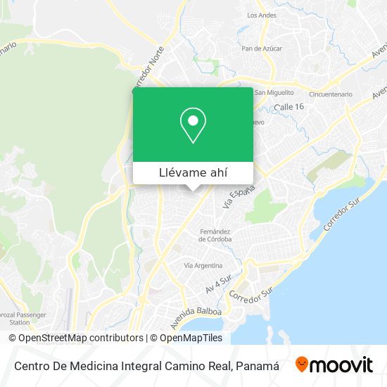 Mapa de Centro De Medicina Integral Camino Real