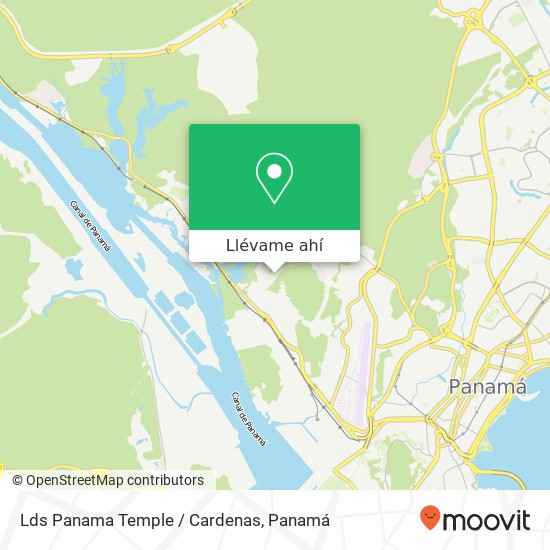 Mapa de Lds Panama Temple / Cardenas