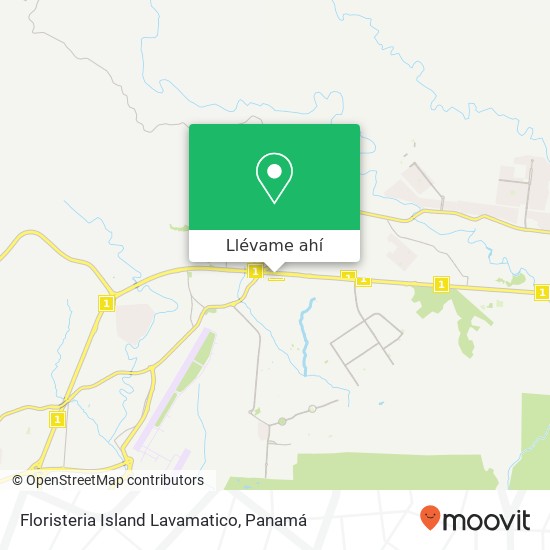 Mapa de Floristeria Island Lavamatico