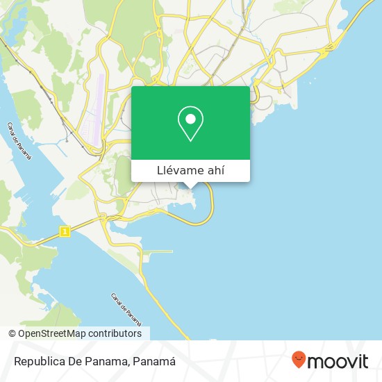 Mapa de Republica De Panama