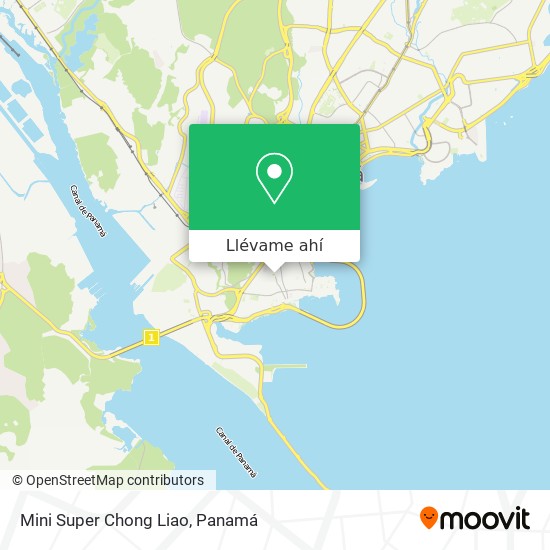 Mapa de Mini Super Chong Liao