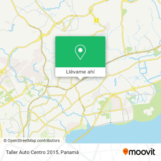 Mapa de Taller Auto Centro 2015