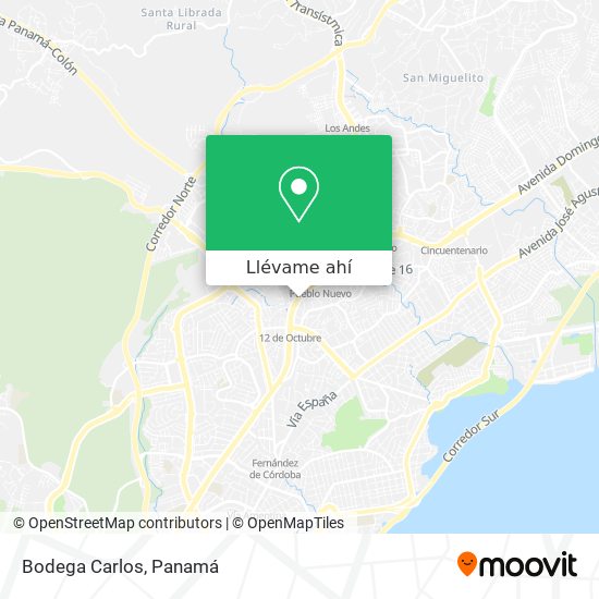Mapa de Bodega Carlos