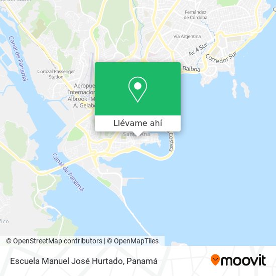 Mapa de Escuela Manuel José Hurtado