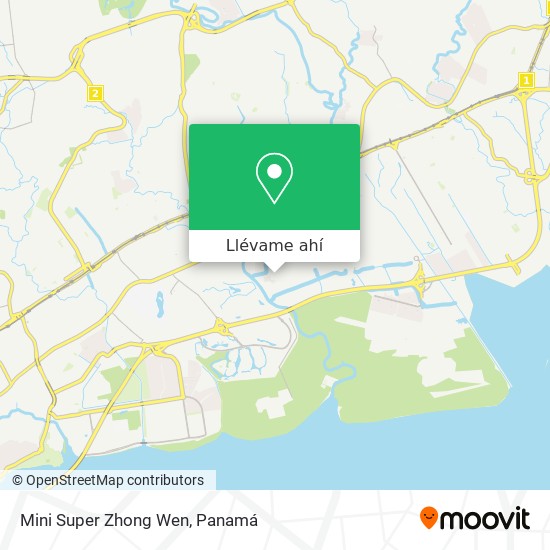 Mapa de Mini Super Zhong Wen