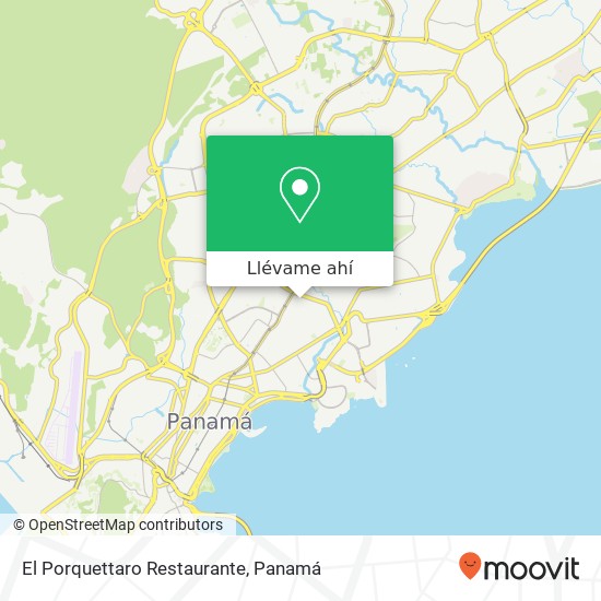 Mapa de El Porquettaro Restaurante