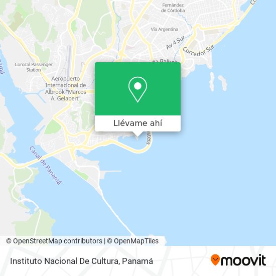 Mapa de Instituto Nacional De Cultura