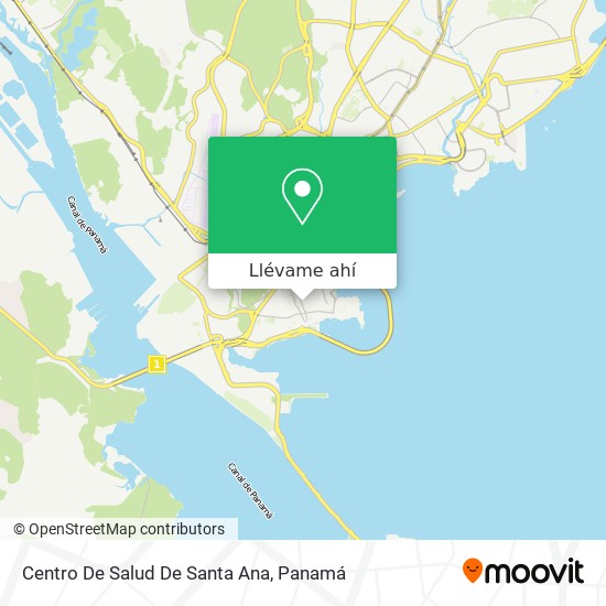 Mapa de Centro De Salud De Santa Ana