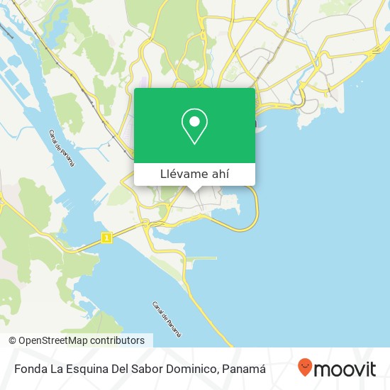 Mapa de Fonda La Esquina Del Sabor Dominico