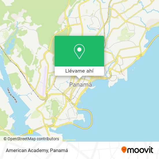 Mapa de American Academy