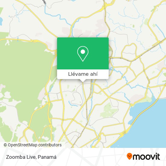 Mapa de Zoomba Live